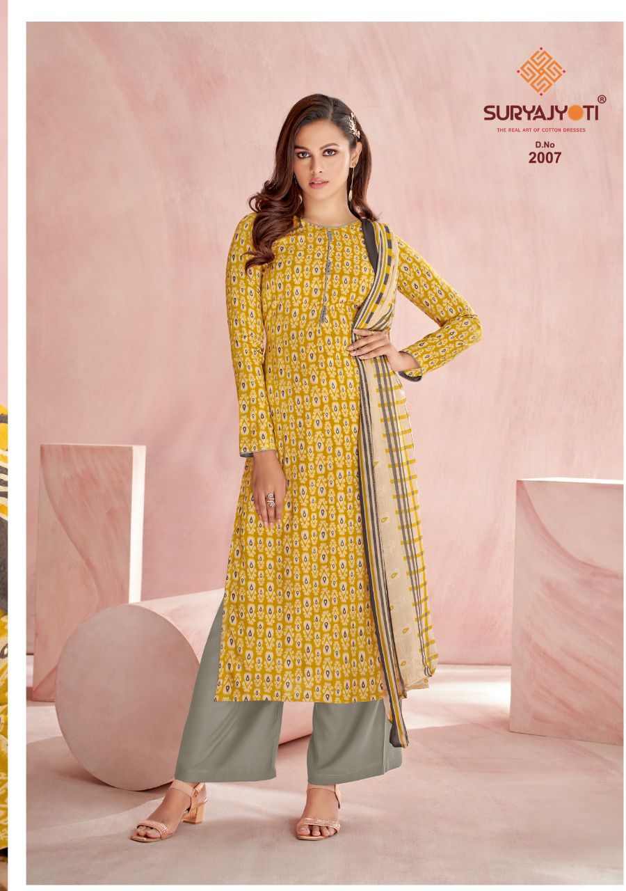 Suryajyoti Paroo 2 Regular Wear Rayon Printed Wholesale Dress Material Catalog
